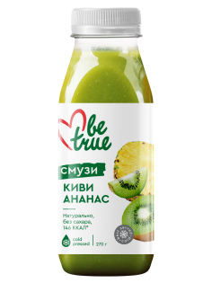 Смузи Be True киви и ананас, 270мл