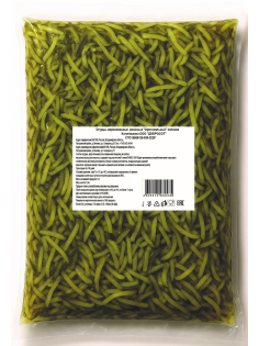 Огурцы маринованные Добросот оригинальные резаные соломка, 1.5кг