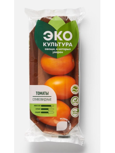 Томаты сливовидные ЭКО-культура желтые, 350г
