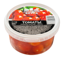 Томаты черри соленые Традиции вкуса красные, 500г