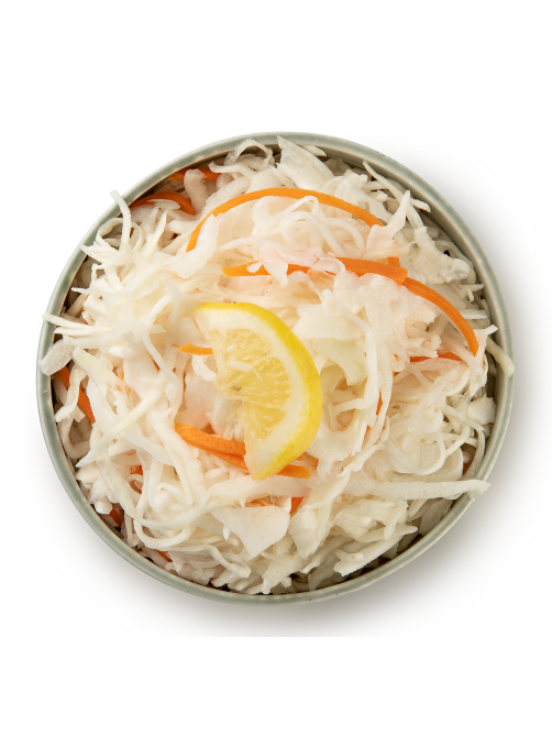 Капуста квашеная с морковью и лимоном, 500г