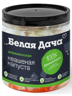 Капуста квашеная Белая Дача деревенская, 450г