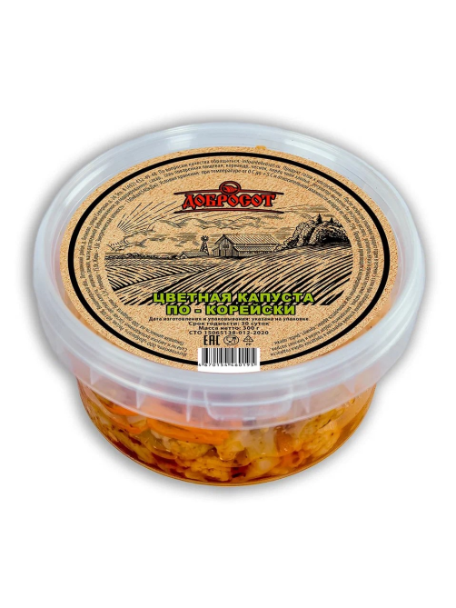 Капуста цветная по-корейски Добросот, 300г