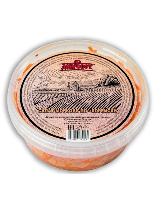 Морковь по-корейски Добросот, 300г