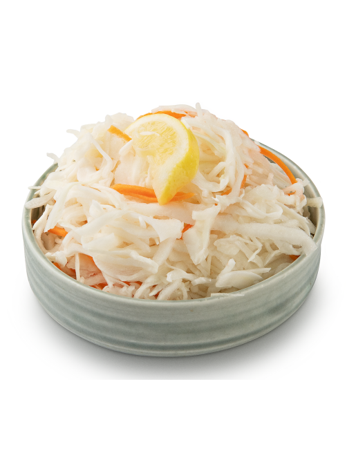 Капуста квашеная с морковью и лимоном, 500г