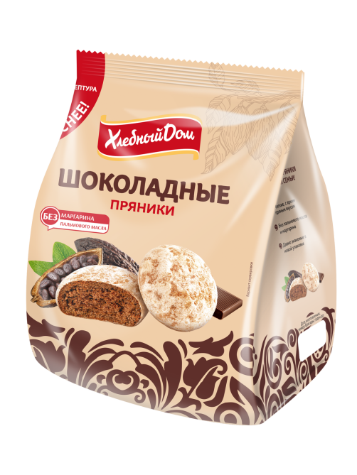 Пряники Хлебный дом шоколадные, 300г