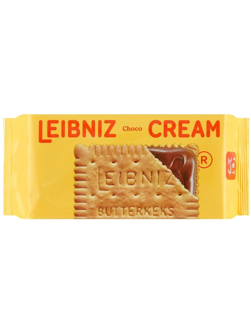 Печенье Leibniz сливочное с шоколадной начинкой, 190г