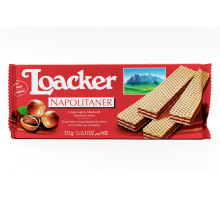 Вафли Loacker с лесным орехом, 175г