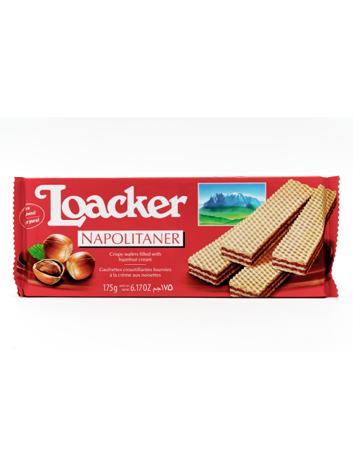 Вафли Loacker с лесным орехом, 175г