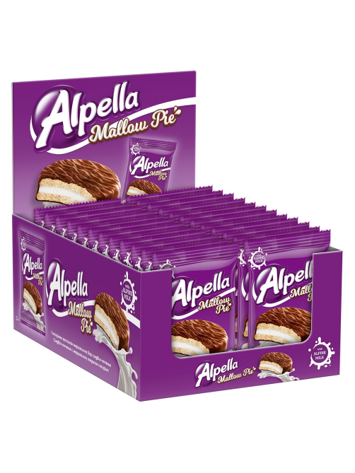 Сэндвич-печенье Alpella с маршмеллоу, 28г