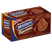 Печенье Mcvitie's Digestives цельнозерновое с молочным шоколадом, 200г