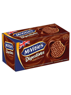 Печенье Mcvitie's Digestives цельнозерновое с молочным шоколадом, 200г