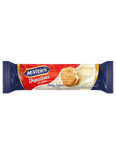 Печенье Mcvitie's Digestives цельнозерновое с молочным кремом, 90г