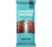 Плитка вафельная Crafers Wafers с молочной начинкой, 50г