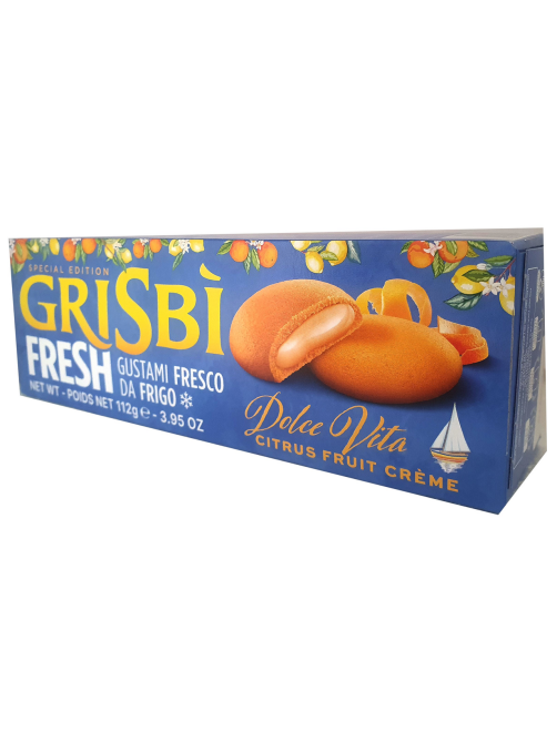 Печенье Grisbi цитрусовый крем, 112г