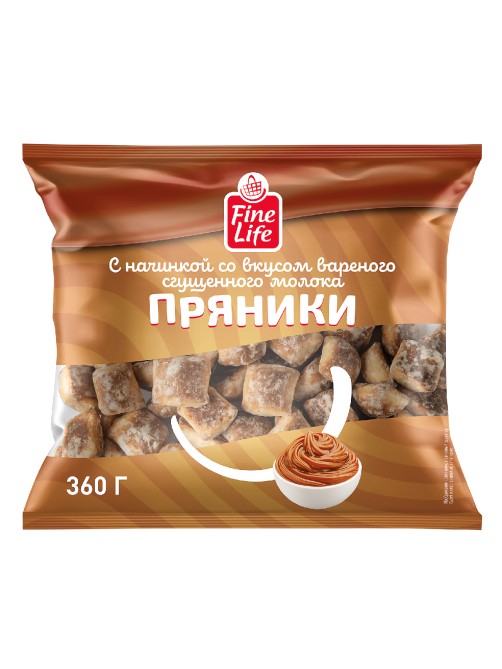 Fine Life Пряники вареное сгущенное молоко, 360г