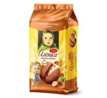 Печенье Красный Октябрь Аленка с ореховой начинкой и какао, 200г