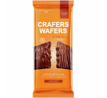 Плитка вафельная Crafers Wafers с шоколадной начинкой, 50г