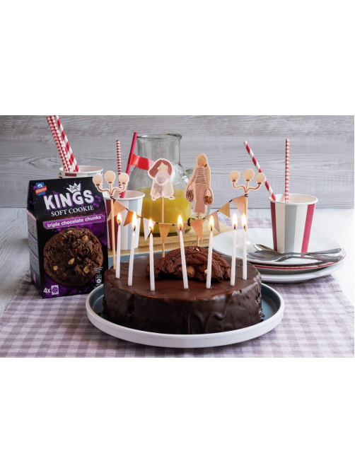 Печенье Allatini Kings Soft Cookie с кусочками шоколада, 160г