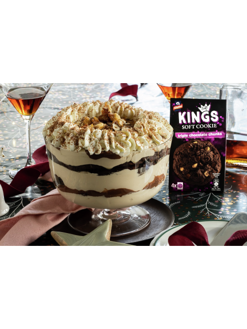Печенье Allatini Kings Soft Cookie с кусочками шоколада, 160г
