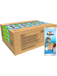 Пирожное Медвежонок Барни бисквитное с молочной начинкой, 150г x 20 шт
