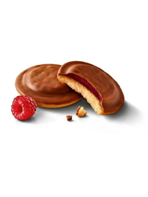 Бисквит Milka Choco Jaffa с малиновым джемом, 147г