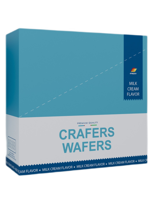 Плитка вафельная Crafers Wafers с молочной начинкой, 50г