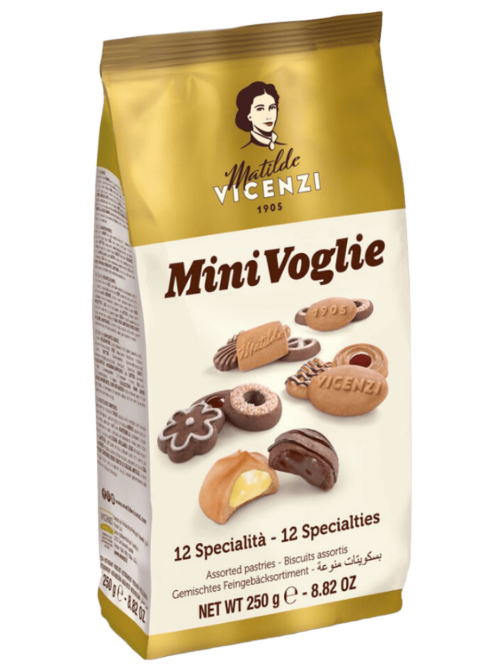 Печенье Vicenzi Minivoglie ассорти, 250г