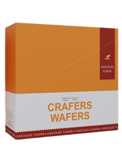 Плитка вафельная Crafers Wafers с шоколадной начинкой, 50г