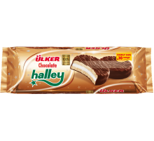 Печенье-сэндвич Ulker Halley молочный шоколад и маршмеллоу, 196г