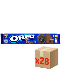 Печенье сэндвич Oreo с какао и шоколадной начинкой, 95г x 28 шт