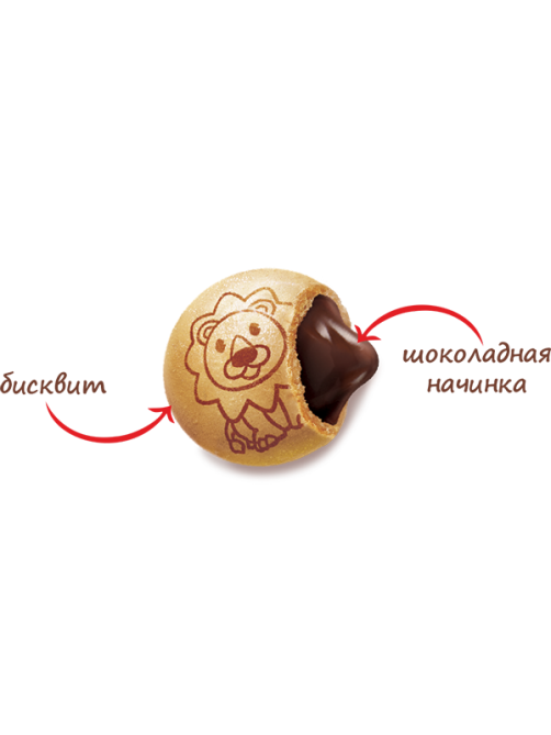 Печенье затяжное Orion Choco Boy Safari с глазурью и шоколадом, 42г