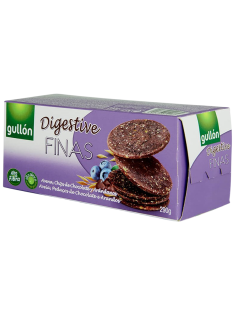 Печенье Gullon Digestive Finas с овсяными хлопьями, черникой и шоколадной стружкой, 270г