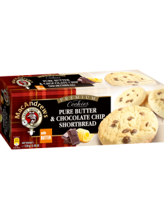 Печенье Macandrews сливочное Chocolate Chip Shortbread, 130г