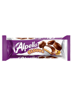 Печенье Alpella Clouds в шоколадной глазури с маршмеллоу, 175г