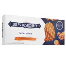 Печенье Jules Destrooper Butter Crisps соленая карамель, 100г