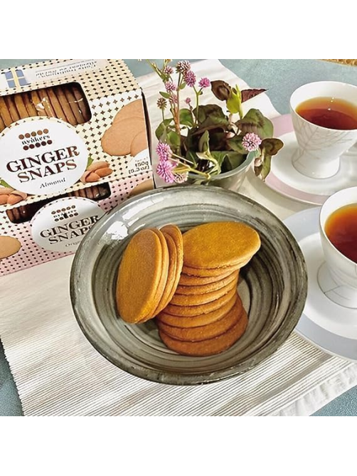 Печенье имбирное Nyakers Ginger Snaps с апельсином, 150г