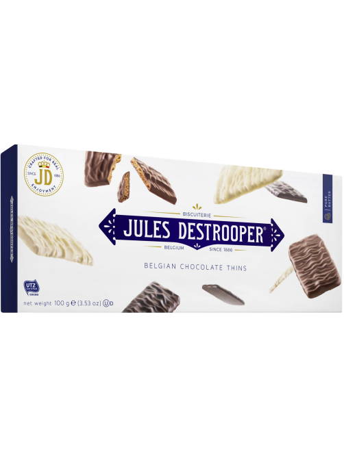 Печенье Jules Destrooper Belgian Chocolate Thins, 100г