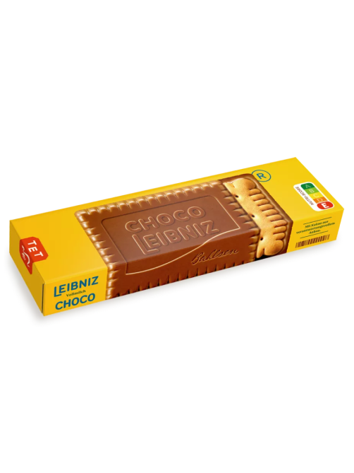 Печенье сливочное Leibniz с шоколадом, 125г