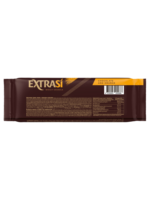 Печенье-гранола Extrasi шоколад с апельсином, 150г