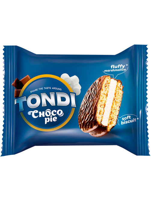 Печенье Tondi choco Pie с маршмеллоу, 180г
