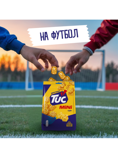 Печенье крекеры Tuc Mini со вкусом сыра, 110г