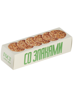 Печенье овсяное Полет Классическое со злаками, 250г