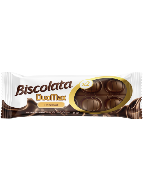 Вафли Biscolata Duomax фундук, 44г x 12 шт