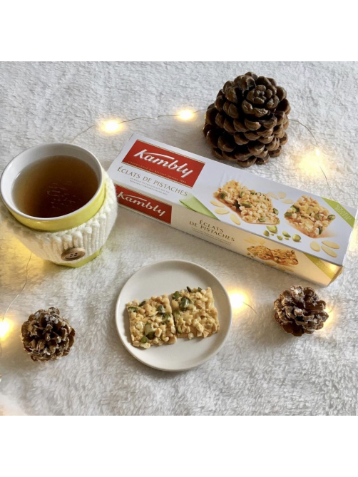 Печенье Kambly Eclats de Pistaches с фисташками и миндалем, 80г