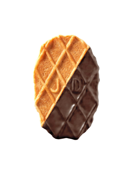 Печенье вафельное Jules Destrooper Butter Crisps с темным шоколадом, 100г