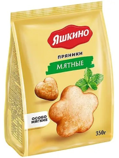 Пряники Яшкино мятные, 350г