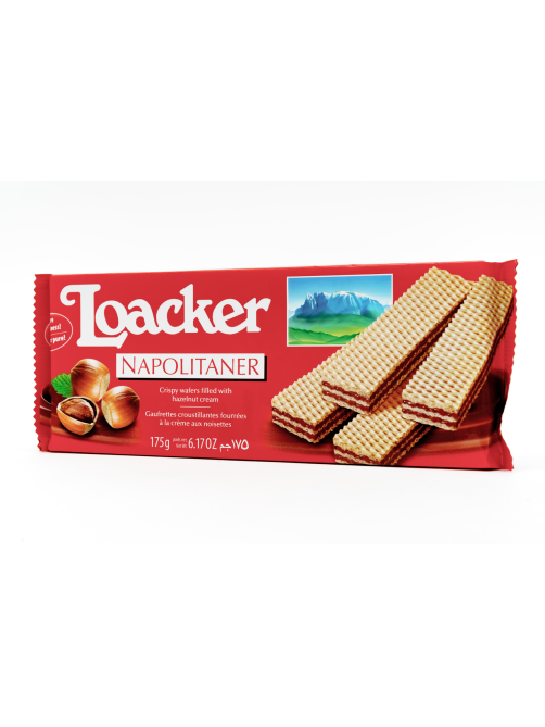 Вафли Loacker с лесным орехом, 175г