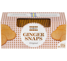 Печенье имбирное Nyakers Ginger Snaps Original, 150г