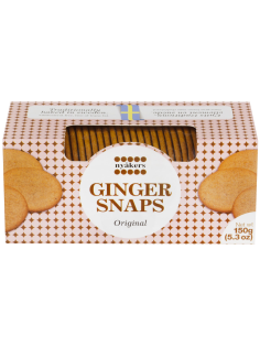 Печенье имбирное Nyakers Ginger Snaps Original, 150г